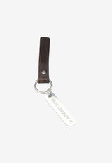 Our Legacy Logo Engraved Leather Keychain Brown A4258RBLBROWN LEATHER_8ec741a3-13b4-4f81-936e-0b1574a2f4f8