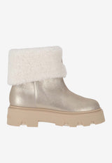 Moncler Aurea Mid Ankle Boots Silver K209B4F00070M7549_M90
