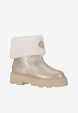 Moncler Aurea Mid Ankle Boots Silver K209B4F00070M7549_M90
