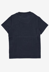 Autry Kids Boys Logo Embroidered T-shirt Navy KTPKP7CV_V