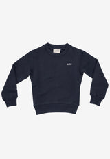 Autry Kids Boys Logo Embroidered Sweatshirt Navy KSPKP3JV_V
