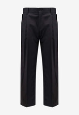 Straight-Leg Tailored Pants