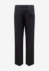Straight-Leg Tailored Pants