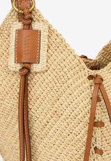 Losange Raffia Shoulder Bag