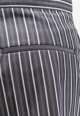 Soeur Henna Striped Tailored Shorts Black SHO0869HENNANOI2626S_NOIR/CARDAMOME_54423054