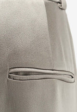 ALYSI Flared Satin Wide-Leg Pants Gray 116162P6221TAUPE_Beige_54417869
