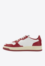 Autry Medalist Low Leather Sneakers Red AULMBH07_2b0c7d9b-3bb9-475e-a854-a2c1f48f1be3