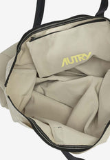 Autry Large Logo Canvas Tote Bag Beige BAPU089J_becd1c3d-8ba7-41ea-b212-65d1b8bca13b