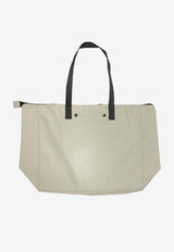 Large Logo Canvas Tote Bag