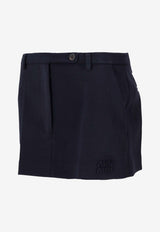 Miu Miu Tailored Mini Skirt Navy MG2573SOOO18FQ_F0008