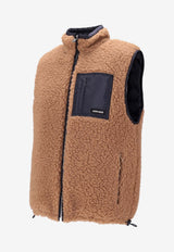 Miu Miu Teddy Zip-Up Vest Camel ML1378SOOO18S9_F0LW8