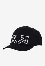 Off-White Heritage Arrow Baseball Cap Black OMLA04AF25FAB005_1001