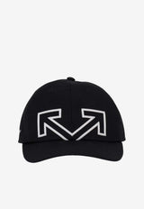 Off-White Heritage Arrow Baseball Cap Black OMLA04AF25FAB005_1001
