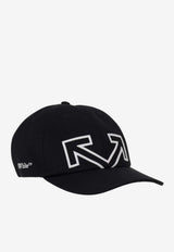 Off-White Heritage Arrow Baseball Cap Black OMLA04AF25FAB005_1001