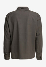 Herno Classic Buttoned Overshirt Gray CM000022U334882600_55204f97-4ab0-427d-8085-b5b505f85fed