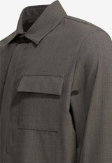 Herno Classic Buttoned Overshirt Gray CM000022U334882600_55204f97-4ab0-427d-8085-b5b505f85fed