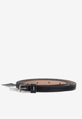 Maison Margiela Two-Tone Leather Belt Black SA1TP0019P8222_HB112