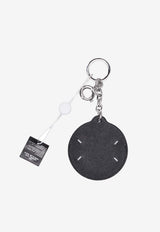 Maison Margiela Signature Stitch Mirrored Keyring Black SA2UA0011P4745_T8013