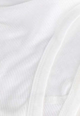 Maison Margiela High-Waist Ribbed Briefs White S51QP0021S23396100