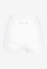 Maison Margiela High-Waist Ribbed Briefs White S51QP0021S23396100