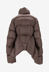 Rick Owens Naska Asymmetrical Padded Jacket Dark Brown RP02E4746NPD3_78
