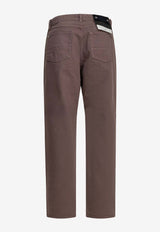 Stone Island Logo Patch Straight-Leg Jeans Purple J100006S0J24V008F_20a3df57-accb-47fc-8ecb-c1ad11c109d2