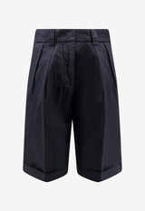Aspesi Bermuda Buttoned Shorts Blue 0210D05985098_Blue_54417914