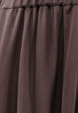 ALYSI Wide-Leg Drawstring Pants Brown 116175P6209CHOCO_Choco_54417936