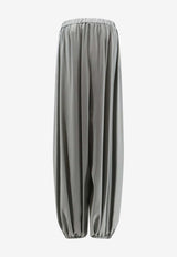 ALYSI Wide-Leg Drawstring Pants Gray 116175P6209PL_Polvere_54417815