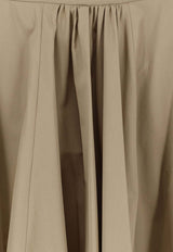 Aspesi Flared Midi Skirt Brown 2290D30785047_Coloniale_54417996