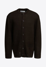 Our Legacy Parlor Textured Cardigan Brown M2263PBCOFFEE_3af97fb7-b855-4617-97f0-a1cbfbbcb97b