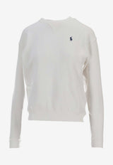 Ralph Lauren Pony Crewneck Sweatshirt White 211943006001_100