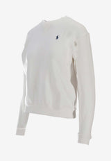 Ralph Lauren Pony Crewneck Sweatshirt White 211943006001_100