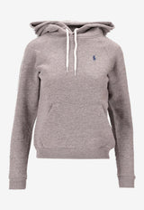 Ralph Lauren Shrunken Fit Hooded Sweatshirt Gray 211943007004_020