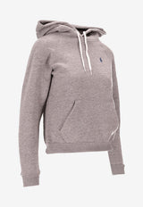 Ralph Lauren Shrunken Fit Hooded Sweatshirt Gray 211943007004_020