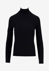 Max Mara Meana High-Neck Cashmere Sweater Navy 2521366072600MEANA_004