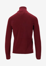 Max Mara Meana High-Neck Cashmere Sweater Red 2521366072600MEANA_006