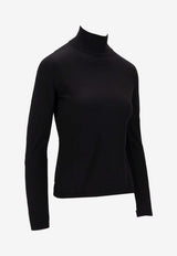 Max Mara Meana High-Neck Cashmere Sweater Black 2521366072600MEANA_007