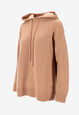 Max Mara Liana Wool and Cashmere Hooded Sweater Camel 2521366132600LIANA_005