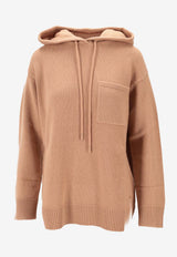 Max Mara Liana Wool and Cashmere Hooded Sweater Camel 2521366132600LIANA_005