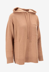 Max Mara Liana Wool and Cashmere Hooded Sweater Camel 2521366132600LIANA_005