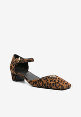 Prada 45 Leopard Print Pumps Brown 1I601NF035XRY_F0151