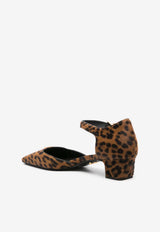 Prada 45 Leopard Print Pumps Brown 1I601NF035XRY_F0151