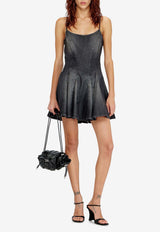 Diesel Mini De-Spoky-S Faded Mini Dress Black A20907068VM02_Black_44131706