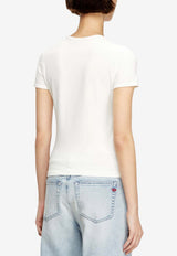 Diesel Metallic Oval D T-shirt White A199170AHQH141_White_44131677