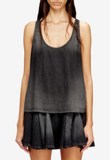 Diesel De-Misy-S Stonewashed Denim Tank Top Black A21696068VM02_Black_44131739