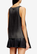 Diesel De-Misy-S Stonewashed Denim Tank Top Black A21696068VM02_Black_44131739
