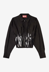 Diesel Wool-Blend Zip-Up Jacket Black A209870SLCF93R_Black_44131723