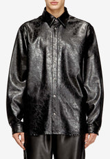 Diesel S-Simply Buttoned Shirt Black A200210QMBU9XX_Black_44131705