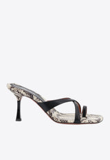 Paris Texas Lorena 80 Python Leather Sandals Multicolor PX1975XNPPTPYTHONBLACK_Pythonblack_42176917